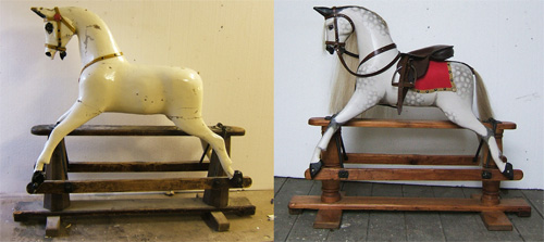 Restoration of rocking horse